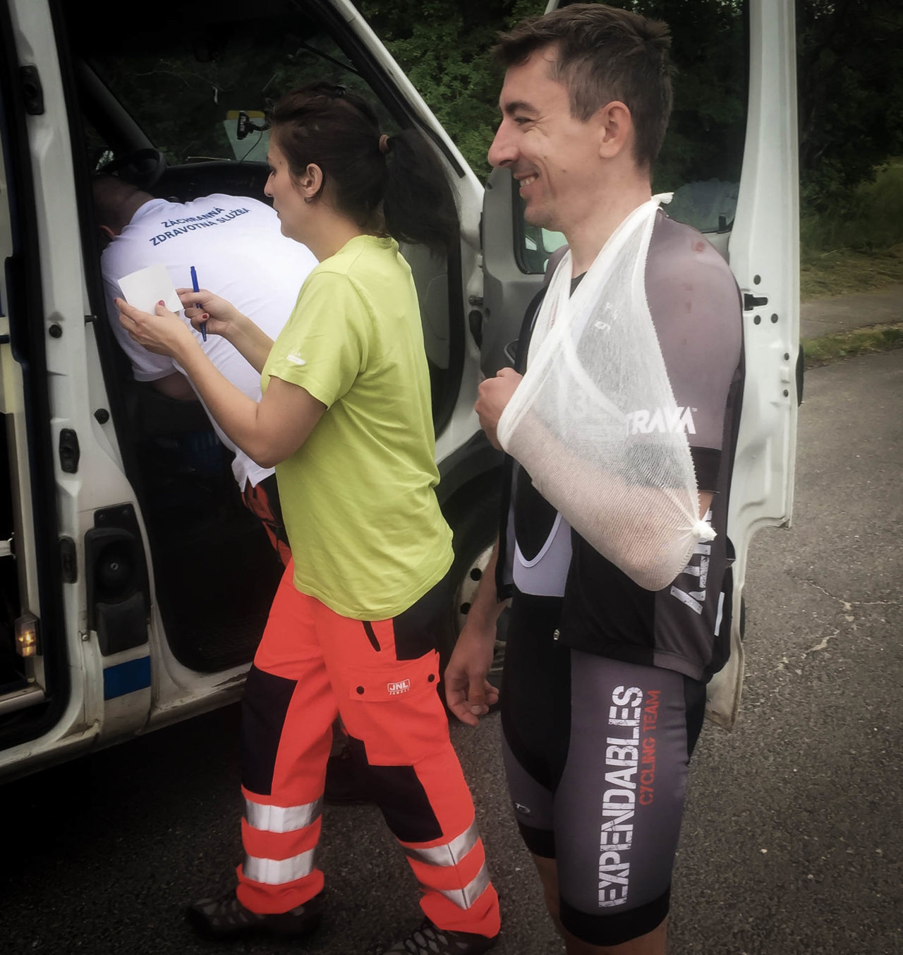 Accident cu bicicleta