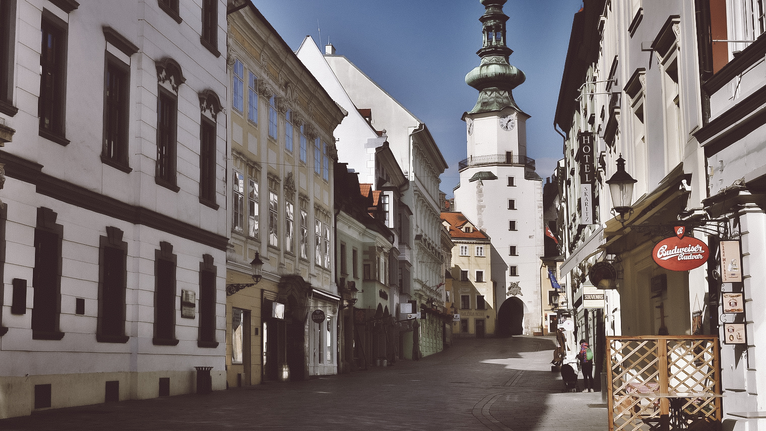 Empty Streets Bratislava Coronavirus